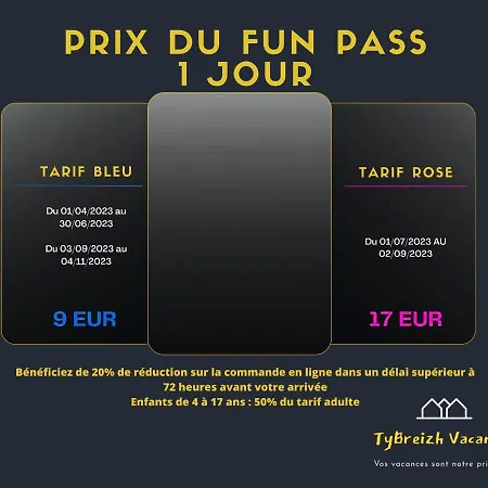 Mobile 62923 Tybreizh Holidays At Mar Estang 4 Star Without Fun Pass *